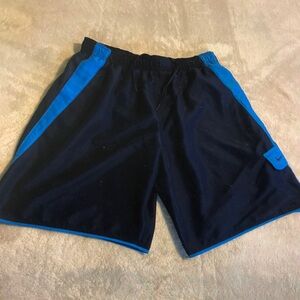 Men's Navy Blue Athletic Shorts